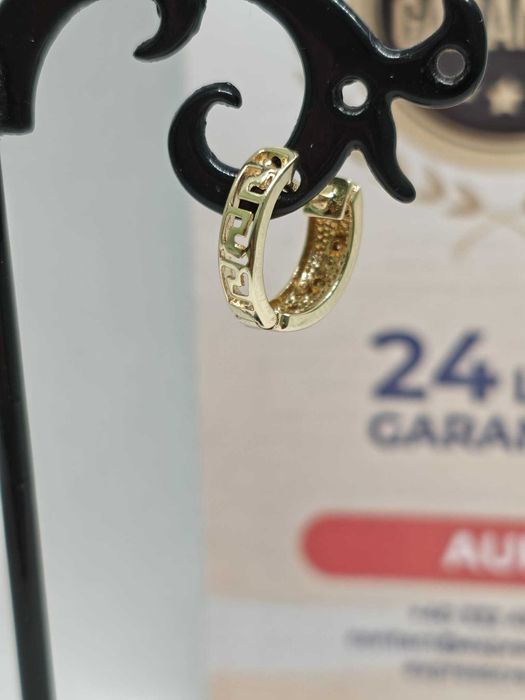 Cercei din aur de 14K  (Ag43 Falticeni B4008) - 24 luni garantie!