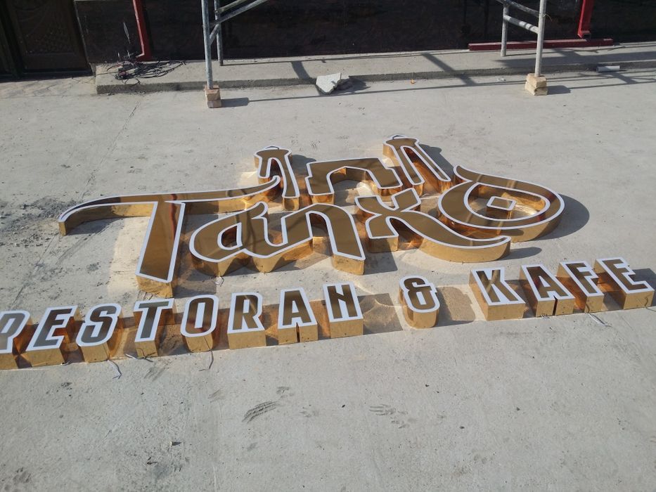 Реклама наружная Tashqi reklama биз билан тез ва кафолатли