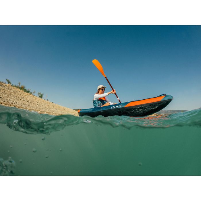 Caiac-canoe gonflabil pentru plimbări 1 - produs resigilat Decathlon