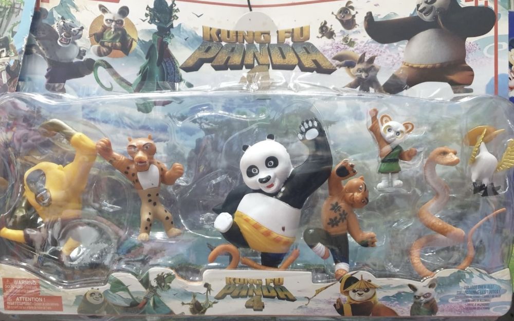 Комплект 7 броя фигурки Kung Fu Panda Кунг Фу Панда