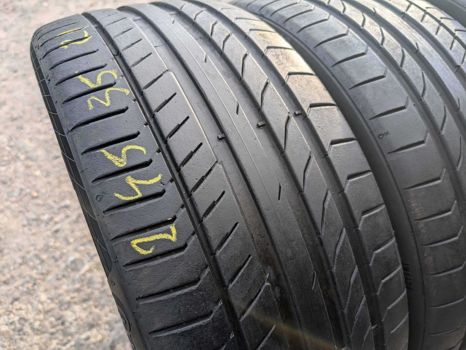 SET 4 Anvelope Vara 245/35 R21 + 265/35 R21 CONTINENTAL TESLA Original