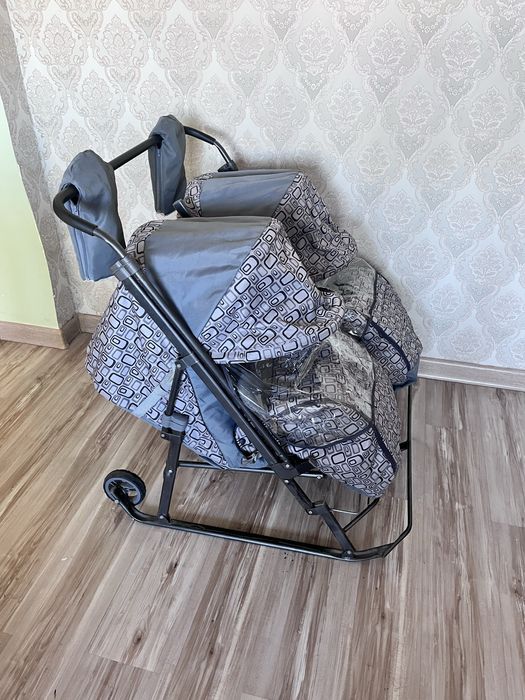 Санки двойные близнецы