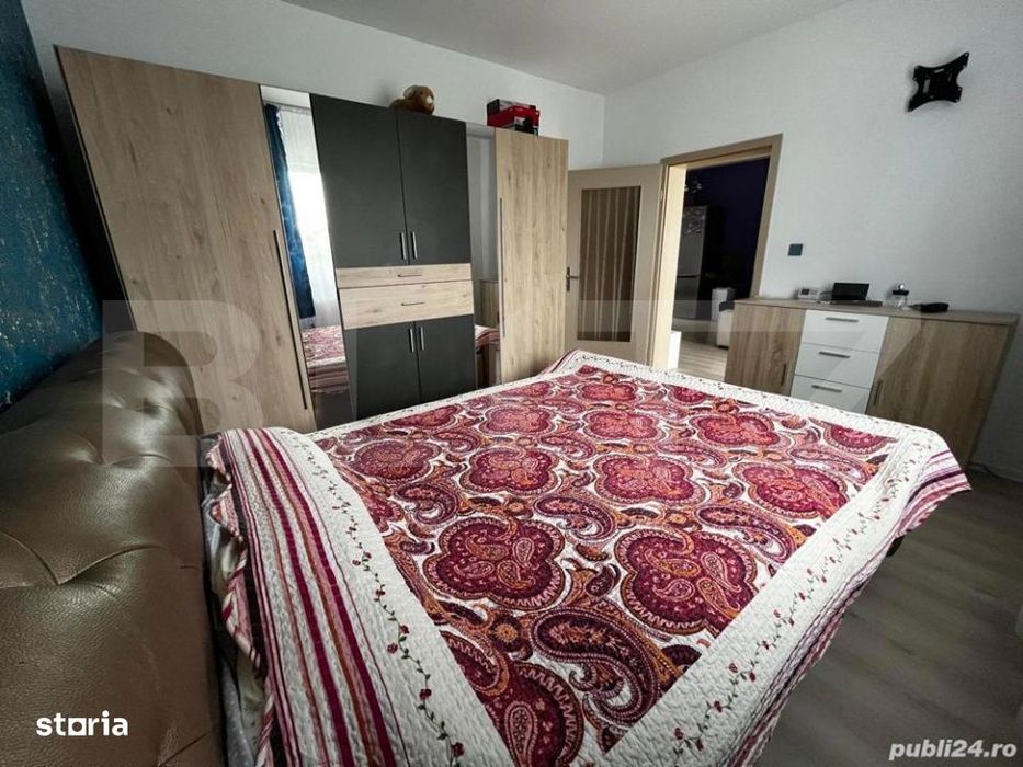 Duplex 3 camere 70mp utili, 250mp teren, complet mobilat utilat Bucova