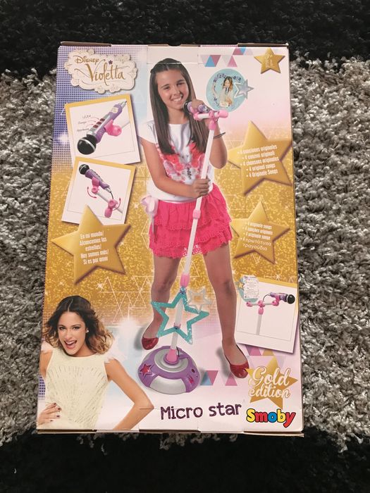 Microfon cu stativ Violetta