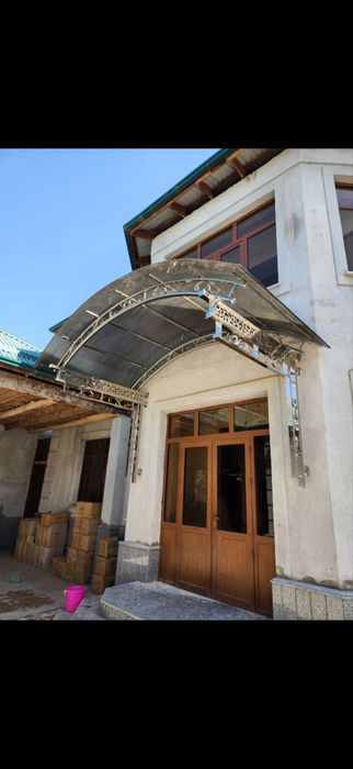 Навесы и корезки из нержавейки и с лексаном