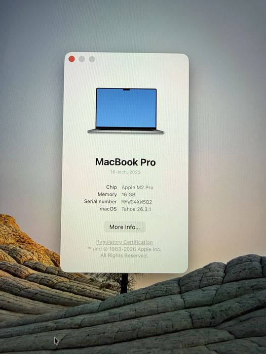 Macbook Pro 16 2023