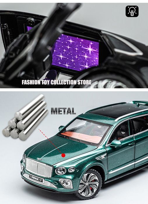 Macheta auto jucărie Bentley Bentayaga, noua, metalica