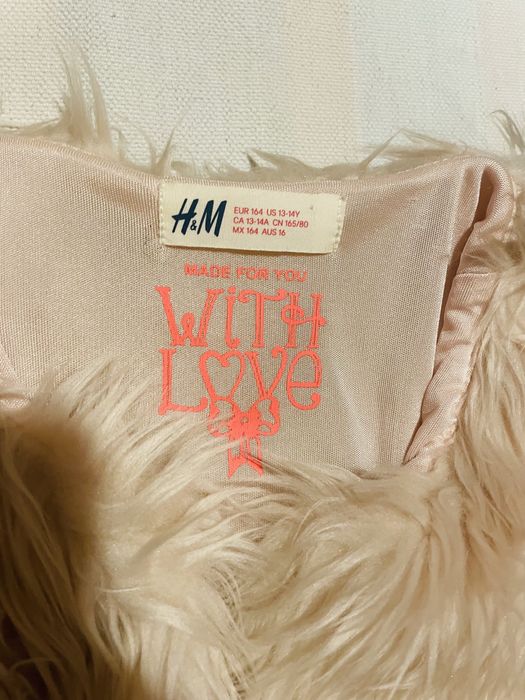 Blăniță/vestă blană H&M dama XS-S