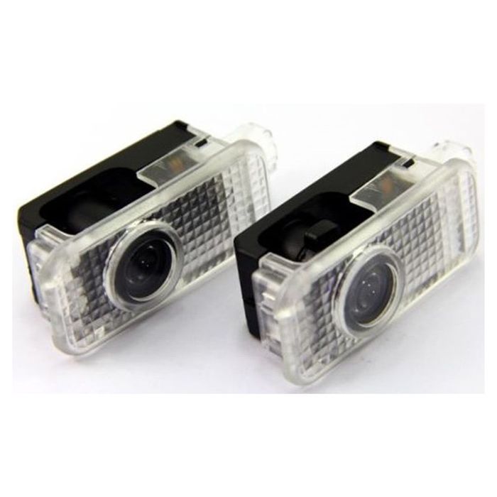 Set Proiector cu logo dedicat Audi A1, A4, A5, A6, A8, TT, R8, Q5, Q7