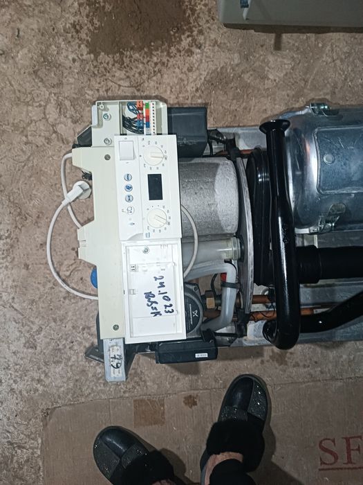 Газовый котел в рабочем состоянии