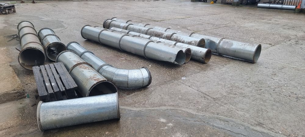 Поцинковани стоманени тръби, използвани за вентилационни системи