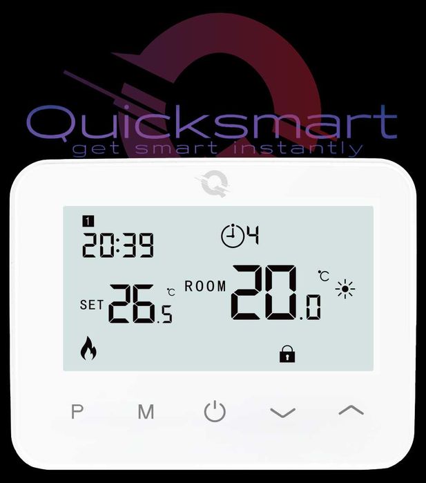 Automatizare Pardoseala Q20, 8 zone, 4x termostat Q20, Wireless, Smart