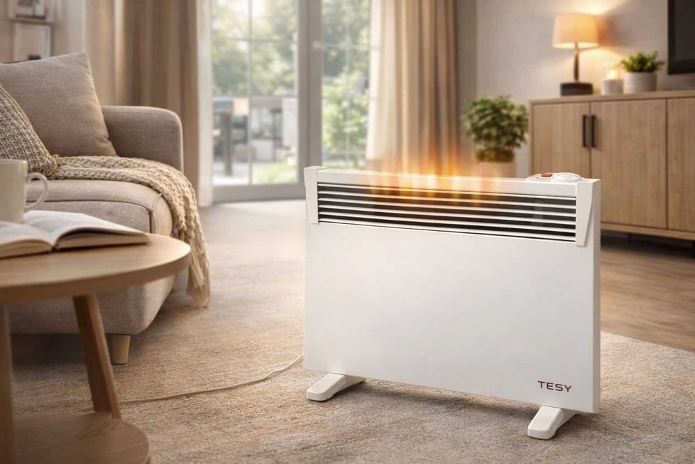 Convector electric TESY 1500W pentru incalzire rapida si eficienta
