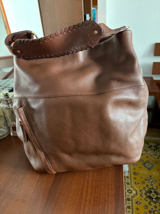 Geanta piele Massimo Dutti