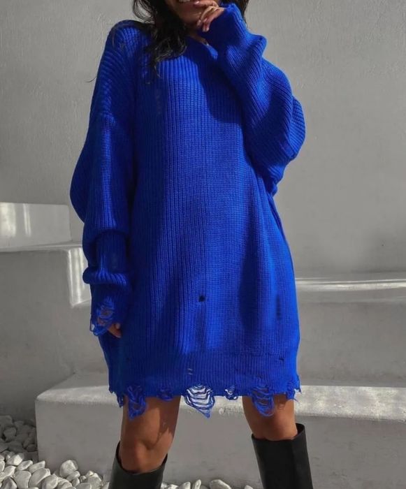 Продам вязаное платье