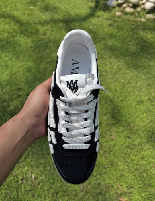 Amiri Skel Top Low "Black/White"