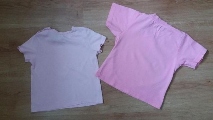 2 розови тениски за 3 лв.