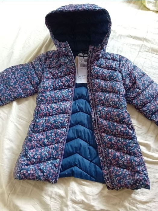 geaca noua mango kids iarna fata fete 6 7 8 ani marime 122