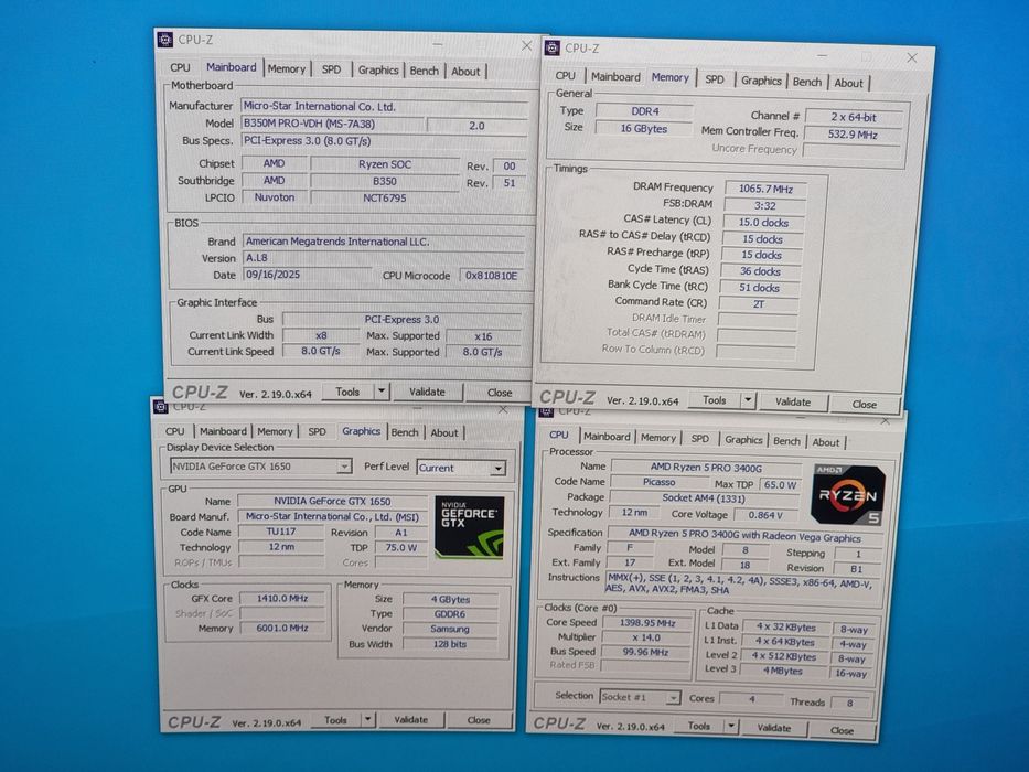 Calculator Ryzen 5, SSD, 16GB Ram, GTX