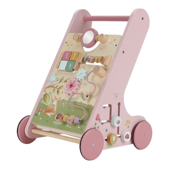 Дървена проходилка, Little Dutch, 32.5x35.5x49см