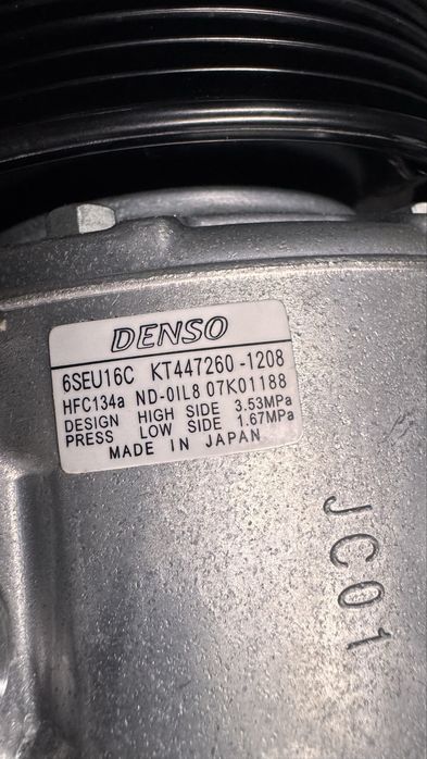 Компрессор кондиционера Camry 40 оригинал Denso camry 50