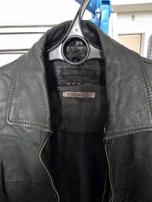 Кожаная мужская куртка (~2XL-3XL). Kurtka.