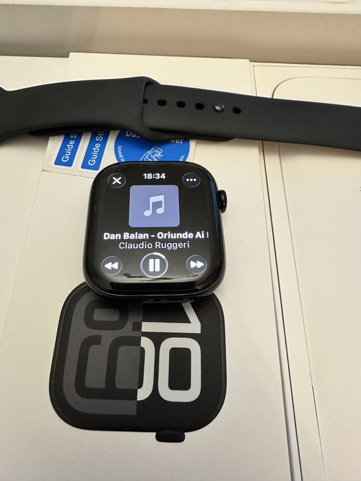 Apple Watch 10 GPS Jet Black 46mm Garantie 100% baterie