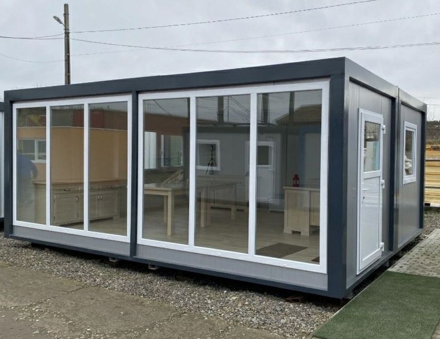 Container modular tip birou; de locuit; vitrina; prezentare; magazin;