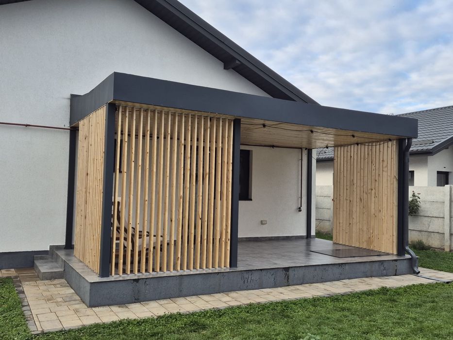Terasa, foisor, magazie, pergola, acoperitoare, structura lemn/fier