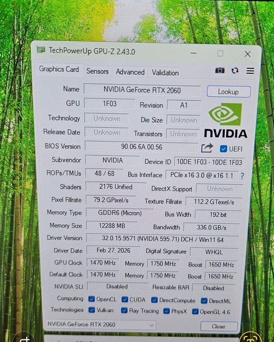 Nvidia RTX 2060 12GB