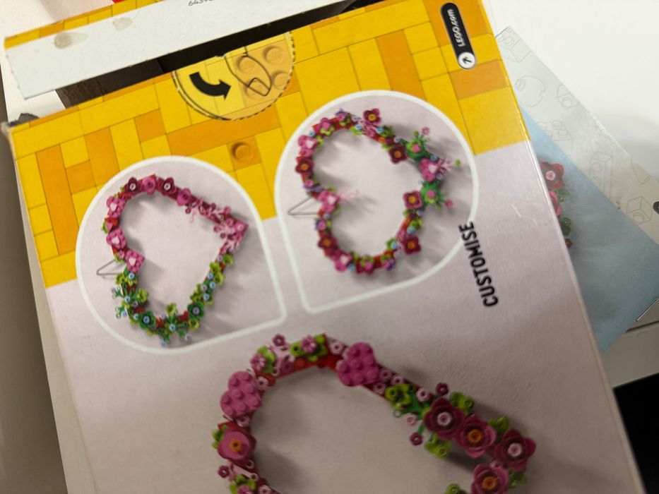 Lego цветочное сердце