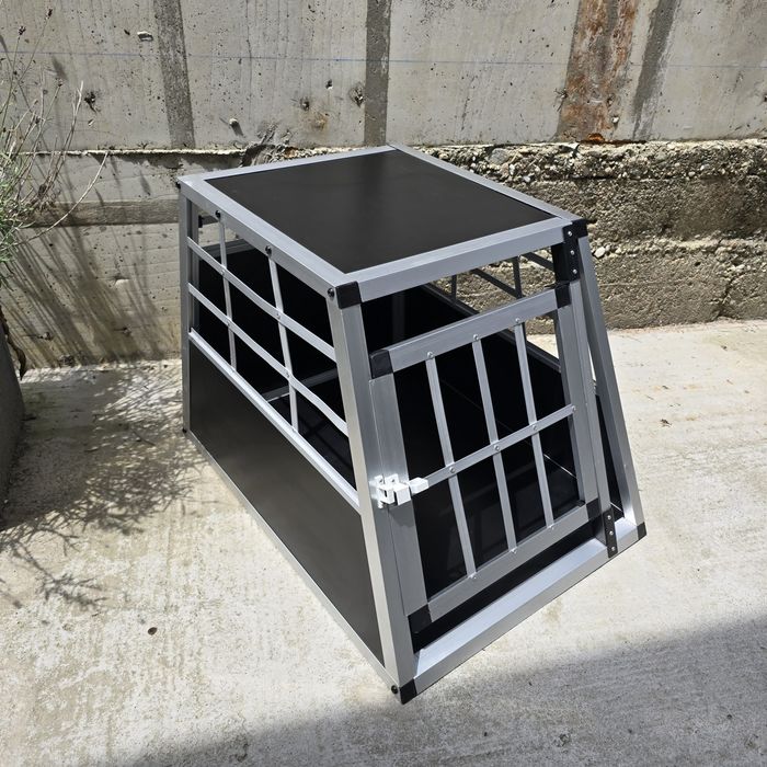 Cusca transport câine, din aluminiu, robusta si usoara