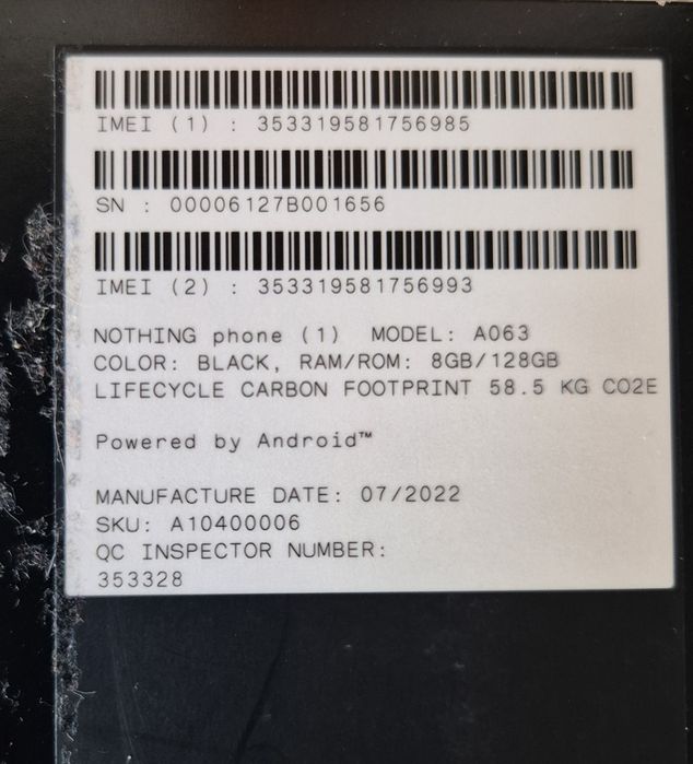 Nothing Phone 1 Black