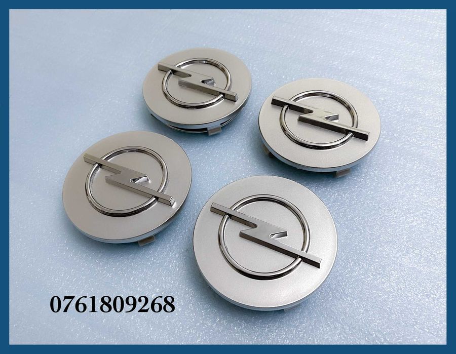 Set 4 capace gri 64mm jante aliaj Opel