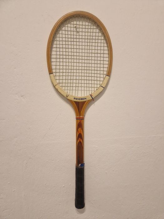 Racheta tenis cu dublu autograf original Adrian Nastase