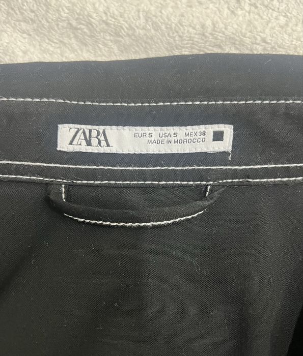 Рубашка Zara черная