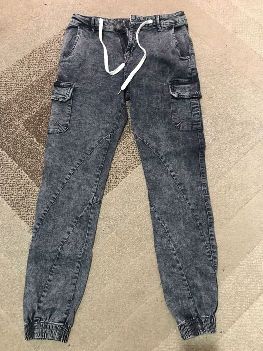 Мъжки дънков карго панталон