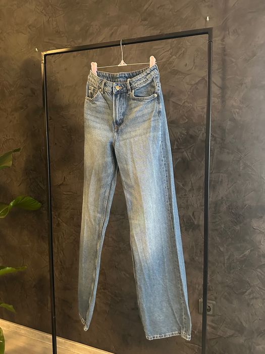 Дънки РАЗПРОДАЖБА 34 XS Zara H&M Answear Wide Leg Flare