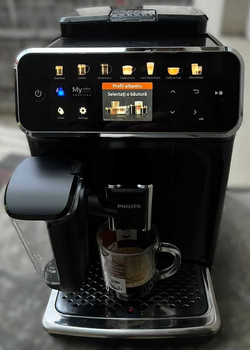 Philips LatteGo EP 5400 sau 5500 espressor cafea seria 5500 LatteGo 20 tipuri de bauturi 15 bari