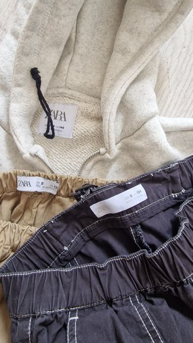 Бомбер zara и джинсы на девочку 10лет