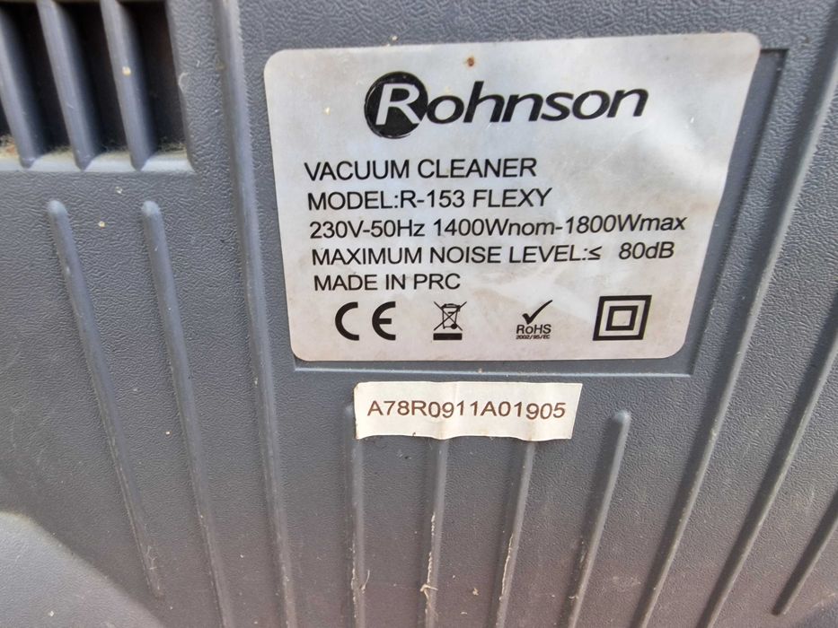 Aspirator Rohnson R-153 | Aspirator cu sac | 1800 W, 3 L