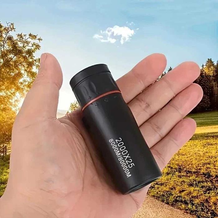 Monoclu telescop Monocular Zoom mini portabil de buzunar cu zoom HD 8x20, 2000x25 HD pentru vânătoare, camping, alpinism, drumeții. Impermeabil