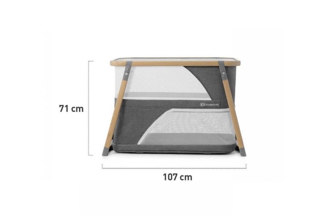 Бебешка сгъваема кошара KinderKraft