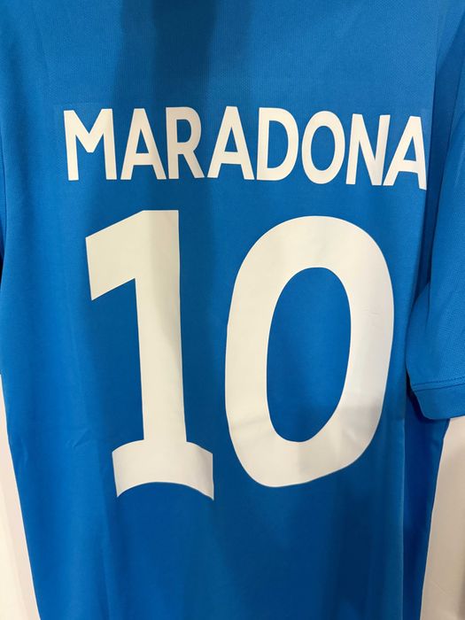 Tricou Maradona Napoli retro badgeuri serie a