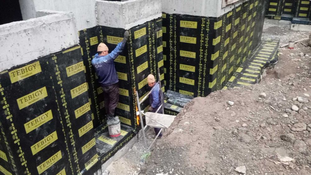 Гидроизоляция всех видов кровли и бетона мастика битум, рубероид, изол