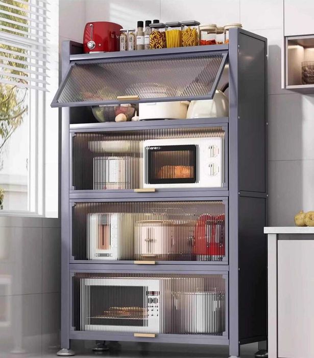 Yuqoriga ochiladigan eshikli servis shkafi/Oshxona shkafi