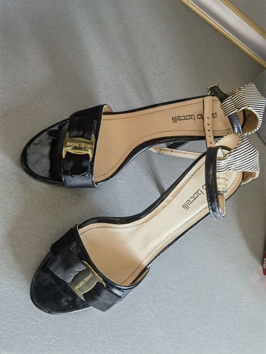 Черни сандали Paolo Botticelli