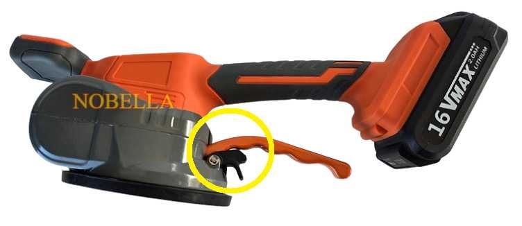 Вибратор за плочки с дисплей и батерия 16 V/Li-Ion -2000 mAh