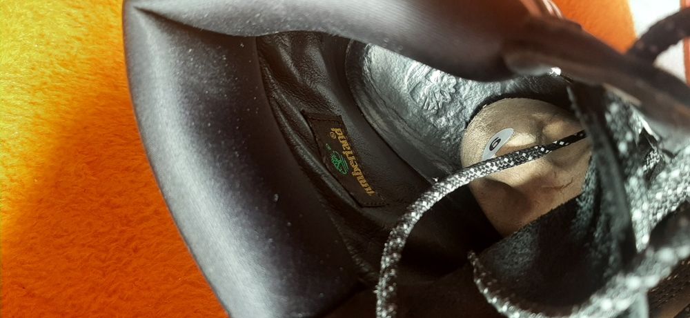 Ghete bocanci piele noi timberland black originale premium 40-41 26cm