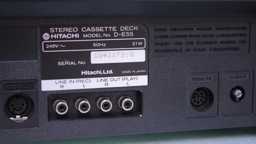 Deck Hitachi D-E55(Japonia).